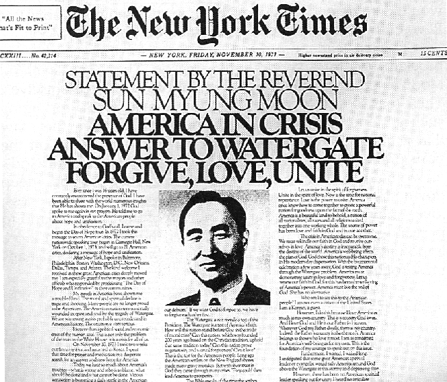 Forgive and love Nixon